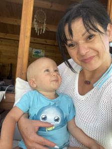 N8vštěva miminka, které bylo opečovávané v těhotenství u nás ve studiu DH